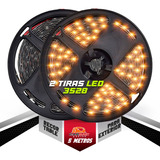 2 Rollo Tira 300 Led 3528 5m Recortable 