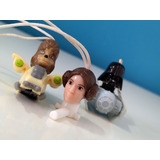 Star Wars Mini- Chewbacca, P. Leia,darth Vader (kinder) 