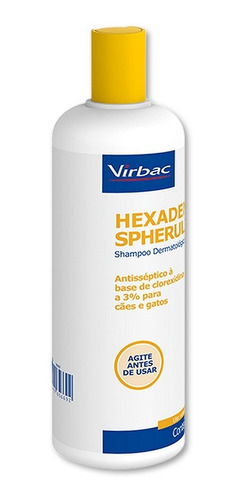 Shampoo Dermatologico Hexadene Spherulites Virbac - 500ml