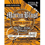 Encordado Guitarra Electrica Extra Light Martin Blust Xl110