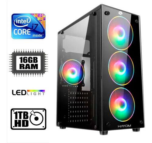 Cpu Pc Gamer Core I7 3.9ghz 16gb Hd 1tb Hd Graphics Barato