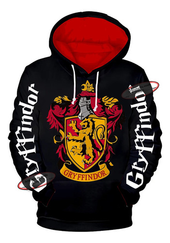 Hl Sudadera Gryffindor Harry Potter Moda Hogwarts Varita 