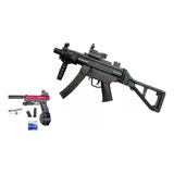 Ametralladora Automatica Mp5 Ka Rifle Juguete Hidrogel+glock