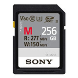 Tarjeta Sony Serie M Sdxc Uhs-ii De 256 Gb, V60, Cl10, U3, M