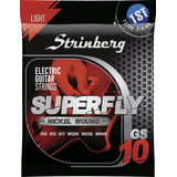 Encordoamento Strinberg Tensão Leve Gs10 P/guitarra Elétrica
