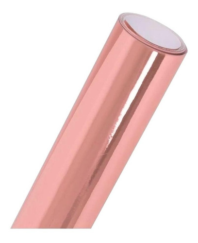 Vinil Espejo Metálico Oro Rosa Adhesivo Rose Gold 30cm X 1 M