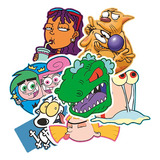 Calcomanías Stickers Pack Nickelodeon Cartoon Network Calcos