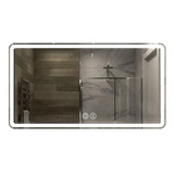 Espejo Para Baño Luz Led One Touch Desempañante 120cm X 80cm