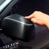 Adesivo Fibra Carbono 3d Envelopamento Automotivo 2m X 40cm