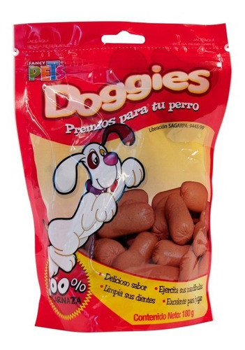 Premios Para Perro Doggies En Forma De Salchicha De 180gr