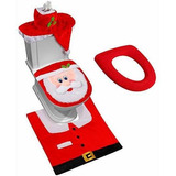 Set Baño Navideño Santa 3d D-fantix 5 Pzas.