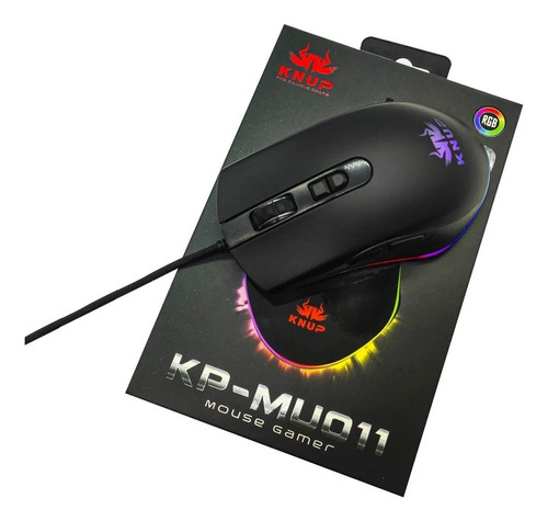 Mouse Gamer Usb Para Jogo Iluminação Led Rgb Macro 7200 Dpi