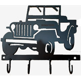 Suporte Porta Chave De Parede Jeep 20 X 20 Em Ferro Fundido