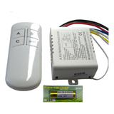  Interruptor Controle Rem Sem Fio 3 Canais + Controle Bivolt