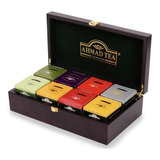 Ahmad Tea London Cofre 80 Sobres, 8 Sabores Tea Keeper