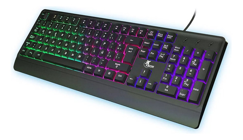 Teclado Gamer Super Iluminado Led C/cable Xtech Xtk-050s