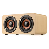 Altavoz Bluetooth Computadora De Madera Al Aire Libre