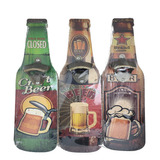 Pack 2 Destapador De Pared Cerveza Diseños Abre Botella