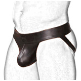 Calzon Suspensorio De Cuero Imitacion Hombre Jockstrap