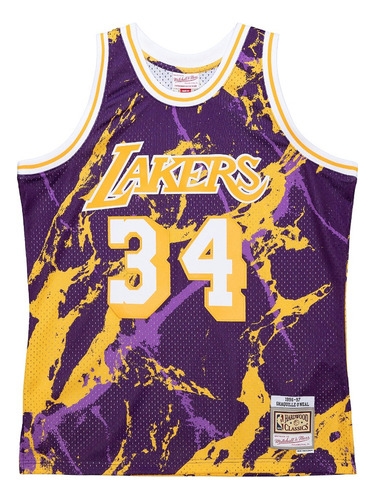 Mitchell & Ness Jersey Nba Lakers 96 Shaquille O' Neal