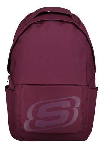 Backpack Skechers Unisex Skch7681pur Color Violeta Diseño De La Tela Liso