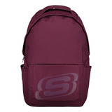 Backpack Skechers Unisex Skch7681pur Color Violeta Diseño De La Tela Liso
