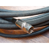 Cable Coaxial Rg6 Con Alambre Tensor X 10 Metros + 1 Ficha