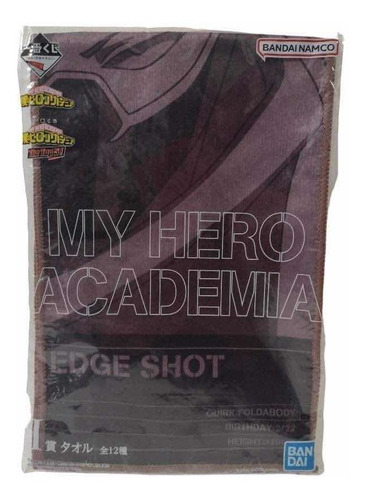 Toalla Manos Edge Shot My Hero Academia Ichiban Kuji I