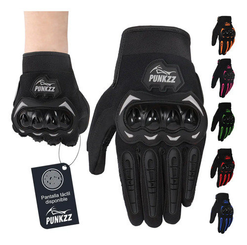 Punkzz Guantes Para Motociclista Proteccion Pantalla Táctil
