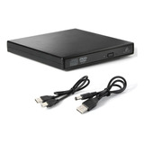 Lector Cd Y Dvd Slim Usb Laptop Pc Ele-gate Con38 