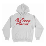 Buzo Hoodie Con Capucha Para Adulto Pizza Planet, Toy Story