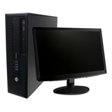 Cpu Hp Elitedesk Amd A4 Pro 7300b 8gb 500gb Hdd +monitor 19 