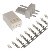 50 Kits Conector Alojamento Terminal Kk 2,54mm 3 Vias 180