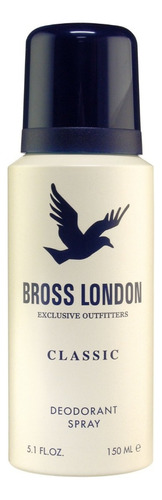 Desodorante De Hombre Corporal Bross London Classic X 150 Ml