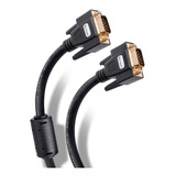 Cable Elite Vga 1.8m Conectores Dorado Filtro Ferrita Steren