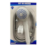 Kit Ducha Teléfono Cabezal Con Sujetador Blanco+ Flexible