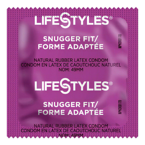 Lifestyles Condones Snugger Fit. 25 Piezas. Ltex, Lubricado