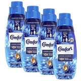 Kit 4 Amaciantes Comfort Concentrado Original 500ml