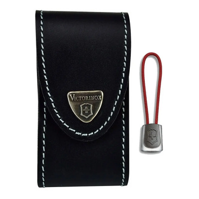 Funda Victorinox Piel Y Cordon Para Navaja Swisschamp 500756 Color Negro | Envío gratis