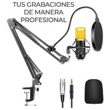 Kit Profesional Microfono Streaming Grabación Estudio