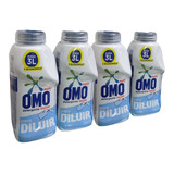 Pack X4 Omo Detergente Liquido Para Diluir 500ml Rinde 3lts