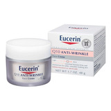 Crema Eucerin Para Piel Sensible, Para Rostro, Con Q10, Anti