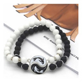 Pulseras Parejas Amigos Bff 2 Unidades Yin Yang Pez Koi