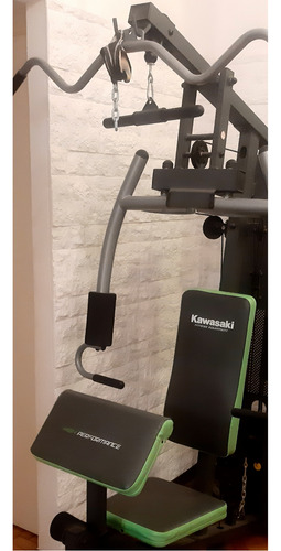 Multigimnasio Para El Hogar 50kg Con Pera De Boxeo Kawasaki