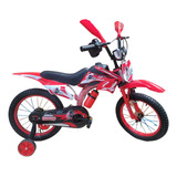 Bicicleta Aro 16 Con Sonido De Moto Infantil Bicimoto