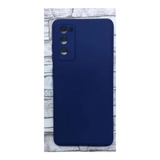 Capa Capinha Aveludada Compatível Com S20 Fe 6.5 Premium Cor Azul-marinho