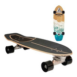 Skate Patineta Longboard Carver Surfskate Con Lija - El Rey