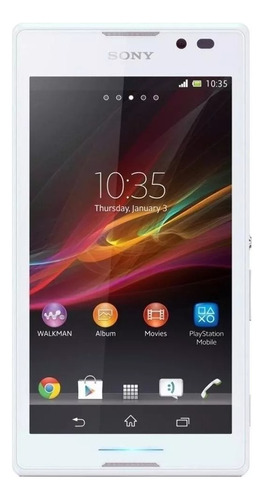 Sony Xperia C Dual Sim 4 Gb Branco 1 Gb Ram Garantia Nf-e