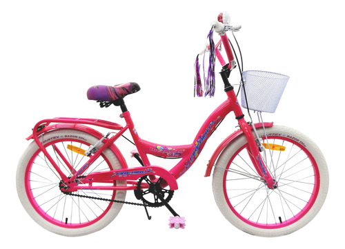 Bicicleta Equipada Fire Bird Rodado 20  Nena 