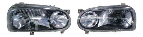 Faros Golf Mk3 1993 - 1998 Fondo Negro 